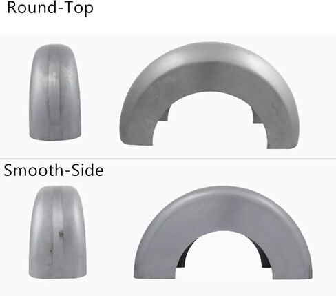 Custom 11" Wide Blank Steel Rear Fender Round-Top 13-3/8" Radius Fits for Harley 16" Wheel in Saudi Arabia