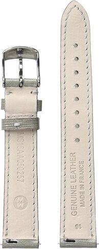 MICHELE MS16AA050257 16mm Genuine Leather Grey Watch Strap in Saudi Arabia