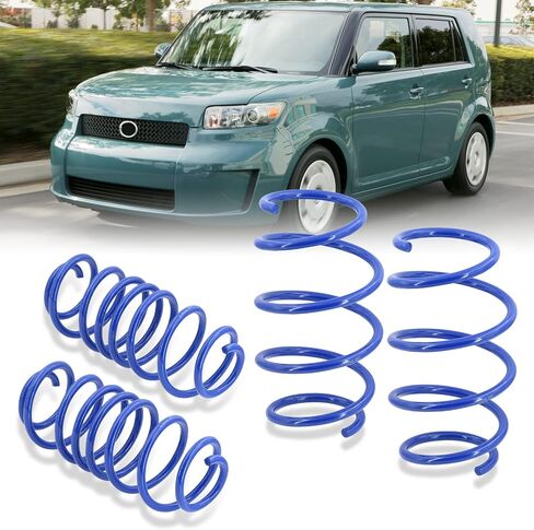 موزعي AJP 1.1 "Front & 2.2" انخفاض خلفي انخفاض في ارتفاع لفائف انخفاض لفائف الينابيع مجموعة الأزرق متوافق/بديل لـ XB E150 2008 2009 2010 2011 2013 2014 2015 08 09 10 11 12 13 14 15 in Saudi Arabia