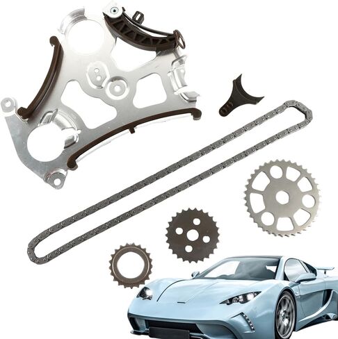 Timing Chain Kit with Oil Pump Guide Chain Gear Compatible with BMW N51 N52 N54 528 530 X3 X4 X5 N52 N55 3.0 2.5 After-Market Parts in Saudi Arabia