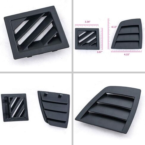 G-PLUS Dash Air Vent Dashboard,Compatible with 2005 2006 Chrysler 300/2006 2007 Dodge Charger/2005-2007 Dodge Magnum,Driver and Passenger Side,Black in Saudi Arabia