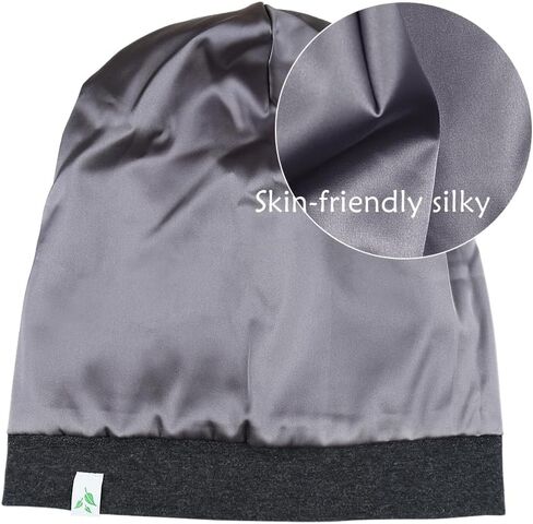 Sleep Cap-2Pcs Designed for Men with Natural Curly Wave Hair Satin Lined,Gifts for Boyfriend,Husband & Dad, in Saudi Arabia