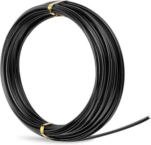 32.8 Feet Black Aluminum Craft Wire 3 mm Thickness Bendable Metal Craft Wire for DIY Crafts Making in Kuwait