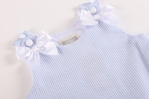 Baby Girls Ruffle Dress with Bows in Saudi Arabia