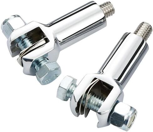 TCMT Chrome Foot Peg Supports Mounts Clevis Kits Fits For Harley Softail Standard Softail Springer Deuce Heritage Softail Classic Fatboy 2000-2006 in Saudi Arabia