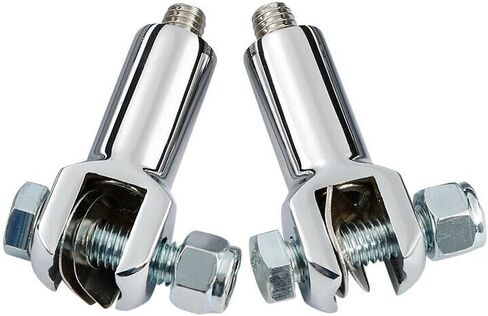 TCMT Chrome Foot Peg Supports Mounts Clevis Kits Fits For Harley Softail Standard Softail Springer Deuce Heritage Softail Classic Fatboy 2000-2006 in Saudi Arabia