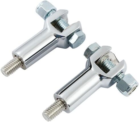 TCMT Chrome Foot Peg Supports Mounts Clevis Kits Fits For Harley Softail Standard Softail Springer Deuce Heritage Softail Classic Fatboy 2000-2006 in Saudi Arabia