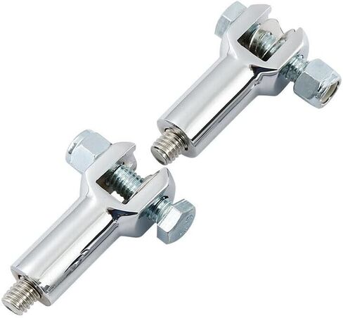 TCMT Chrome Foot Peg Supports Mounts Clevis Kits Fits For Harley Softail Standard Softail Springer Deuce Heritage Softail Classic Fatboy 2000-2006 in Saudi Arabia