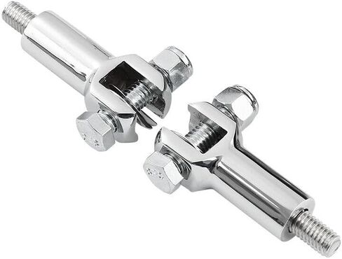 TCMT Chrome Foot Peg Supports Mounts Clevis Kits Fits For Harley Softail Standard Softail Springer Deuce Heritage Softail Classic Fatboy 2000-2006 in Saudi Arabia