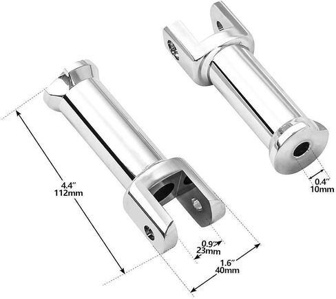 TCMT Chrome Foot Peg Supports Mounts Clevis Kits Fits For Harley Softail Standard Softail Springer Deuce Heritage Softail Classic Fatboy 2000-2006 in Saudi Arabia