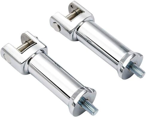 TCMT Chrome Foot Peg Supports Mounts Clevis Kits Fits For Harley Softail Standard Softail Springer Deuce Heritage Softail Classic Fatboy 2000-2006 in Saudi Arabia