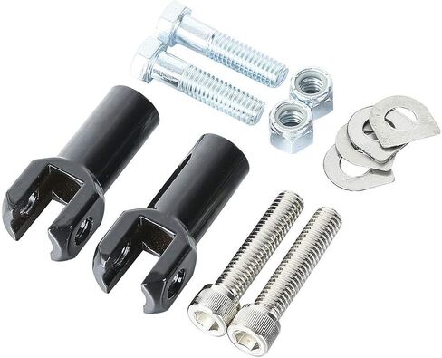 TCMT Chrome Foot Peg Supports Mounts Clevis Kits Fits For Harley Softail Standard Softail Springer Deuce Heritage Softail Classic Fatboy 2000-2006 in Saudi Arabia