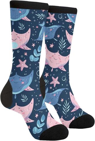 WOAIDY Funny Socks for Men, Novelty Holiday Crew Socks for Dad, Husband, Friends in Kuwait