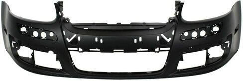FITPARTS متوافقة مع غطاء المصد الأمامي 2005-2010 VW Jetta GTI CITY CLASOCI COMMANTLY EUROPA GLI HIGHLE SEL SE TDI Sedan Wagon. جديد ، مستعد مع ثقوب ضباب الضباب. VW1000161 2006 2007 2009 2009 in Saudi Arabia
