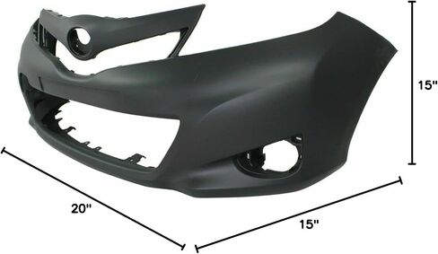 FITPARTS متوافقة مع غلاف الوفير الأمامي 2012 2013 2014 تويوتا ياريس اليابان بنيت L le Ce Hatchback 12 13 14. جديد قبل ثقوب المستشعر ، مع ثقوب ضباب الضباب. 5211952965 in Saudi Arabia