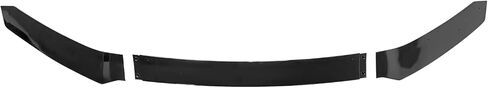 Ikon Motorsports ، Lip الأمامي الوفير متوافق مع 2017-2021 هوندا سيفيك هاتشباك و SI ، HFP Gloss Black Pp Front Air Dam Chin Spoiler 3pcs ، 2018 2019 2020 in Saudi Arabia