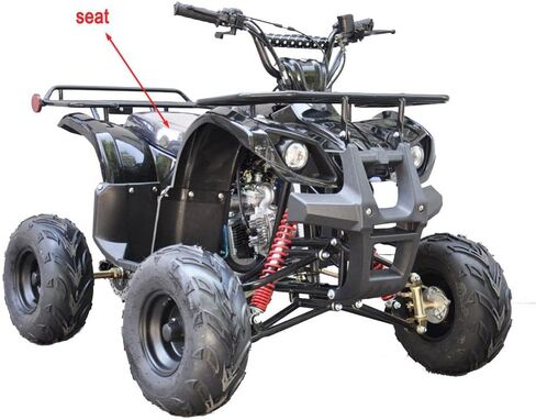 18" Complete ATV Seat for Kids ATV Quad Seat for 50cc 70cc 90cc 110cc 125cc Chinese 4 Wheeler Mini ATV Taotao JCL Peace ATA Roketa Yamoto SunL Jetmoto TaoTao ATA110D Coolster 3050D 3125B in Saudi Arabia