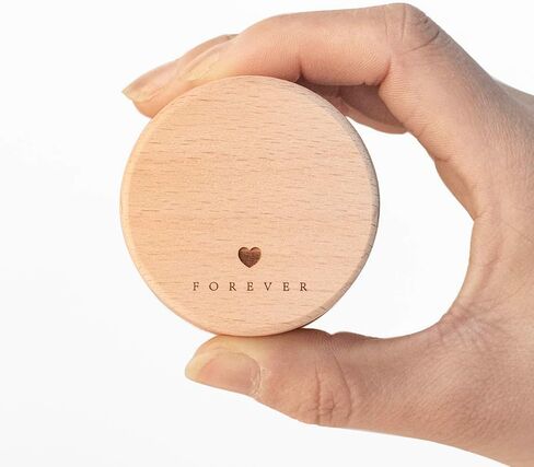 2PCS Pet Urns for Dog or Cat Ashes, Pet Hair Keepsake Box, Mini urns for pet Ashes, Wooden Pet Cremation Urns, Wooden Pet Fur Memorial Box Pet Loss Gifts Memorial Gifts (Paw Prints) in Saudi Arabia