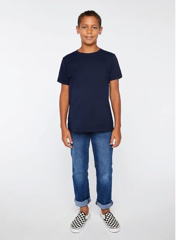 LAT Youth 100% Cotton Jersey Crew Neck Short Sleeve Tee in Saudi Arabia