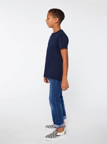 LAT Youth 100% Cotton Jersey Crew Neck Short Sleeve Tee in Saudi Arabia