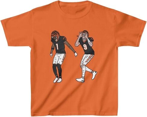Youth T-Shirt Ja'Marr Chase and Joe Burrow Griddy Cincinnati T-Shirt in Saudi Arabia