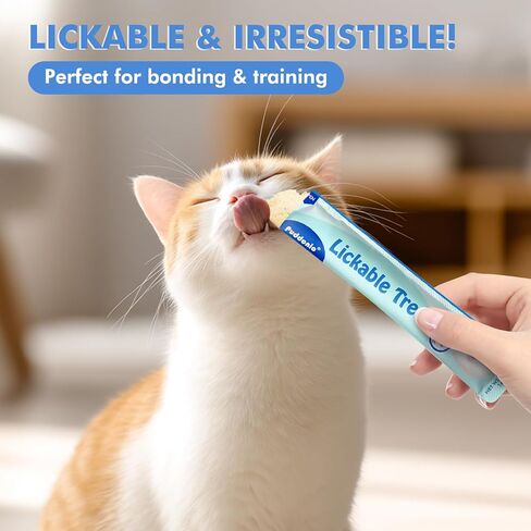 عالي اللحم محتوى القطة الرطبة القابلة لللعق ، وجبات قطة هريس ناعمة قابلة للضرب - 0.5 أوقية كل أنبوب ، 20 أنبوب in Kuwait