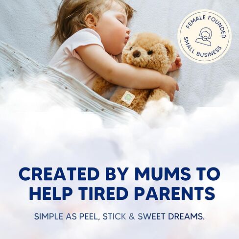 Children's Sleep Patches | Melatonin Free Toddler Sleep Aid with Lavender, Clary Sage, Orange and Geranium Essential Oils | Sleepy Stickers for Kids | 36 Patches in Saudi Arabia