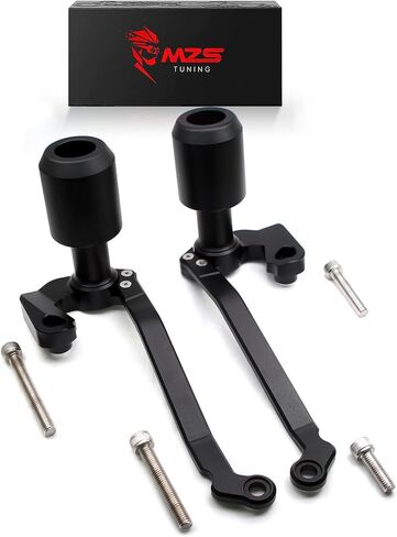 MZS Motorcycle Frame Sliders Compatible with RS660 2020-2023, Falling Anti Crash Protector Guards No Cut Kits Black in Saudi Arabia
