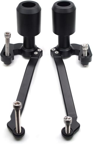 MZS Motorcycle Frame Sliders Compatible with RS660 2020-2023, Falling Anti Crash Protector Guards No Cut Kits Black in Saudi Arabia