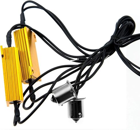 زوج Xotic Tech Pair 7440 7440A Switchback Dual Color LED LED مصابيح الإشارة الأمامية مع المقاومات الخالية من الأخطاء المضادة للضرب المتوافقة مع Ford F150 أو Toyota أو Honda in Kuwait