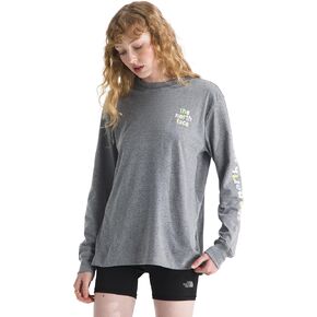 THE NORTH FACE Women's Evolution Proud Long Sleeve Tee | Cotton Shirt with a Logo Graphic in Saudi Arabia