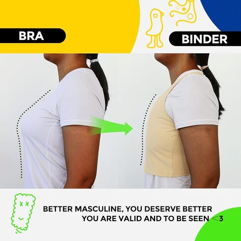 Wonababi Chest Binder Corsets for Transgender, Binder Trans with Zipper Flat Tank Top bustiers in Saudi Arabia