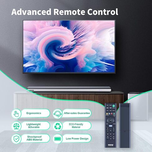 RMT-AH310U Replacement Remote Control Applicable for Sony Soundbar HT-CT800 HT-MT500 HT-ST5000 SA-CT800 SA-MT500 SA-ST5000 HTCT800 HTMT500 HTST5000 SACT800 SAMT500 SAST5000 in Saudi Arabia