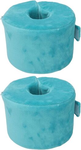 2pcs Foot Elevating Pillow, Leg Rest Post Surgery Pillow, Soft and Adjustable Sleeping Wedge for Men and Women, Ankle Protector Support Elevated Foot Heel Pillow for Sore Foot Pressure (Lake Blue) in Saudi Arabia