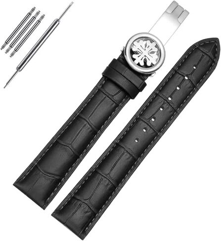KLVN Genuine Leather Watch Strap For PP Patek Philippe Grenade 5167Ax 20mm 21mm 22mm Bracelet Men's Women Watchband Chain in Saudi Arabia