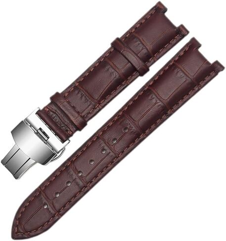 KLVN Gnuine leather watchband for GC wristband 22 * 13mm 20 * 11mm Notched strap with stainless steel butterfly buckle BAND in Saudi Arabia