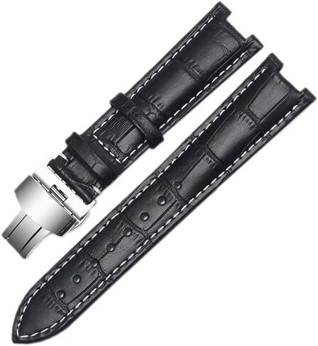 KLVN Gnuine leather watchband for GC wristband 22 * 13mm 20 * 11mm Notched strap with stainless steel butterfly buckle BAND in Saudi Arabia