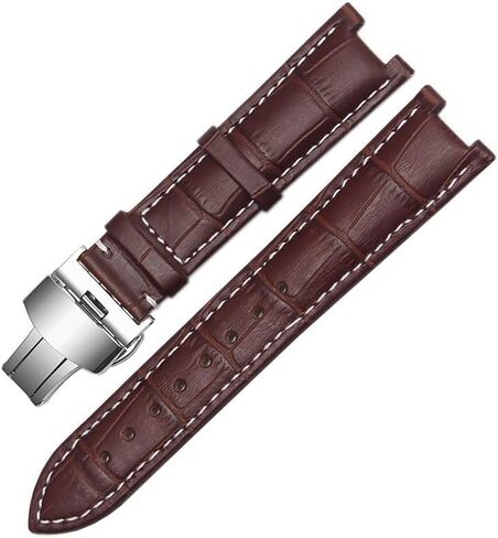 KLVN Gnuine leather watchband for GC wristband 22 * 13mm 20 * 11mm Notched strap with stainless steel butterfly buckle BAND in Saudi Arabia