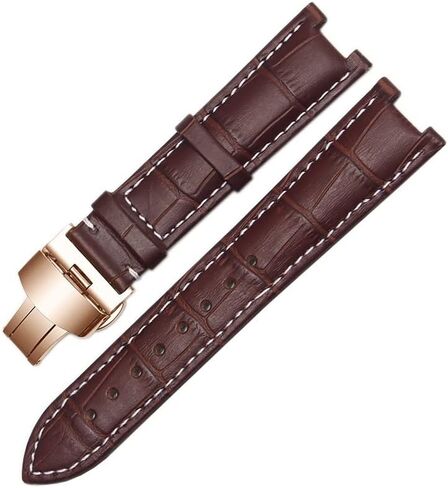 KLVN Gnuine leather watchband for GC wristband 22 * 13mm 20 * 11mm Notched strap with stainless steel butterfly buckle BAND in Saudi Arabia
