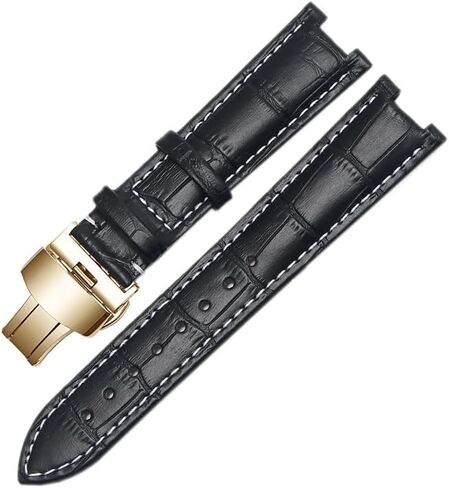 KLVN Gnuine leather watchband for GC wristband 22 * 13mm 20 * 11mm Notched strap with stainless steel butterfly buckle BAND in Saudi Arabia