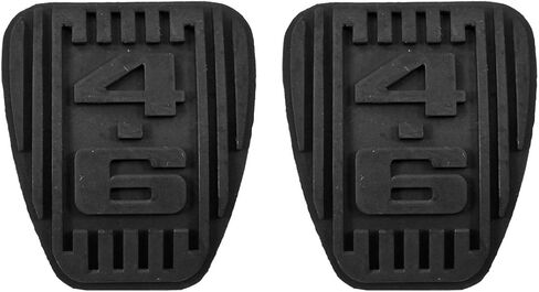Blue Oval Industries 1996-2004 Mustang GT أو Cobra Clutch and Brake Pedal Pads 4.6 Logo Rubber Black in Kuwait