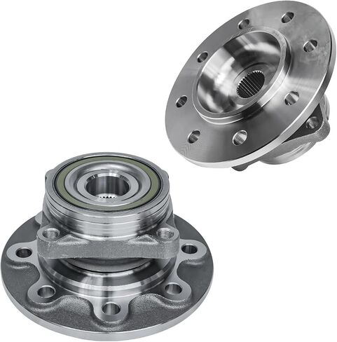 Detroit Axle - 4WD Front Wheel Bearing Hubs for 1994-1999 Dodge Ram 2500, 1995 1996 1997 1998 Wheel Bearing Hubs Assembly Set, Pair Hubs Replacement [2 Wheel ABS; Dana 60 AXLE] in Saudi Arabia