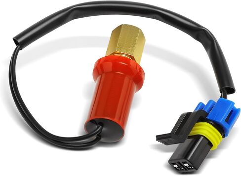 A-Premium A/C High Side Pressure Switch [2 Pins] Compatible with Kenworth C500, T400, T450, T600A, T800, 1994 1995 1996 1997 in Saudi Arabia