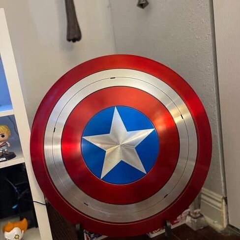 Thor Instruments The Falcon and Winter Soldier Shield - Metal Replica Halloween Halloween Medieval Cosplay Larp Combat Cosplay in Saudi Arabia