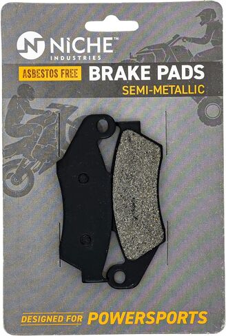 NICHE Front Left Brake Pad Set for Suzuki 59301-36810 59300-13860 Honda 45105-MY6-415 06455-HP1-006 Semi-Metallic in Saudi Arabia