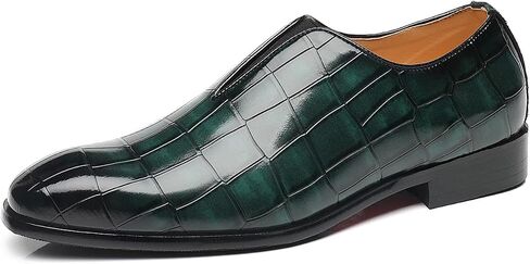 Santimon Mens Loafer Shoes Slip on Dress أحذية عارضة أقواص حفلة حفل زفاف أعمال التدخين التدخين. in Kuwait