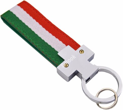 شريط النايلون الشريط الإيطالي مع شريط سلسلة مفاتيح جلدية داخلية in Kuwait