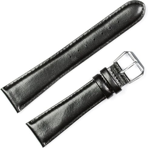 deBeer Smooth Genuine Leather Mens Watch Band/Strap | Multiple Colors Available | Sizes from 6mm to 22mm in Kuwait