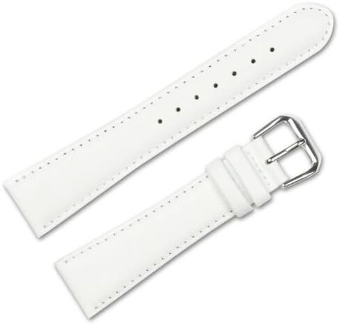 deBeer Smooth Genuine Leather Mens Watch Band/Strap | Multiple Colors Available | Sizes from 6mm to 22mm in Kuwait