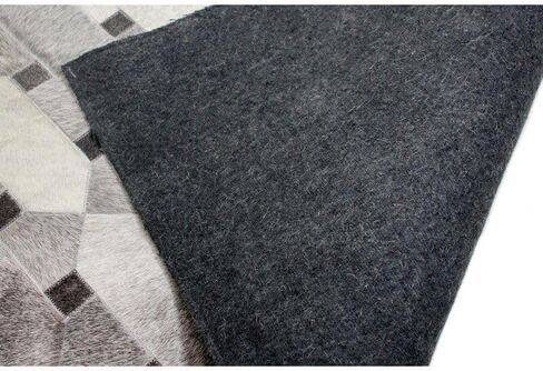 Handmade-Collection || Cowhide Leather 100% Natural Cowhide Rug| Handmade Cowhide Patchwork Area Rug |Real Cowhide Runner | Leather Cowhide Carpet Home Decor (2.5x8 Feet Runner) in Saudi Arabia